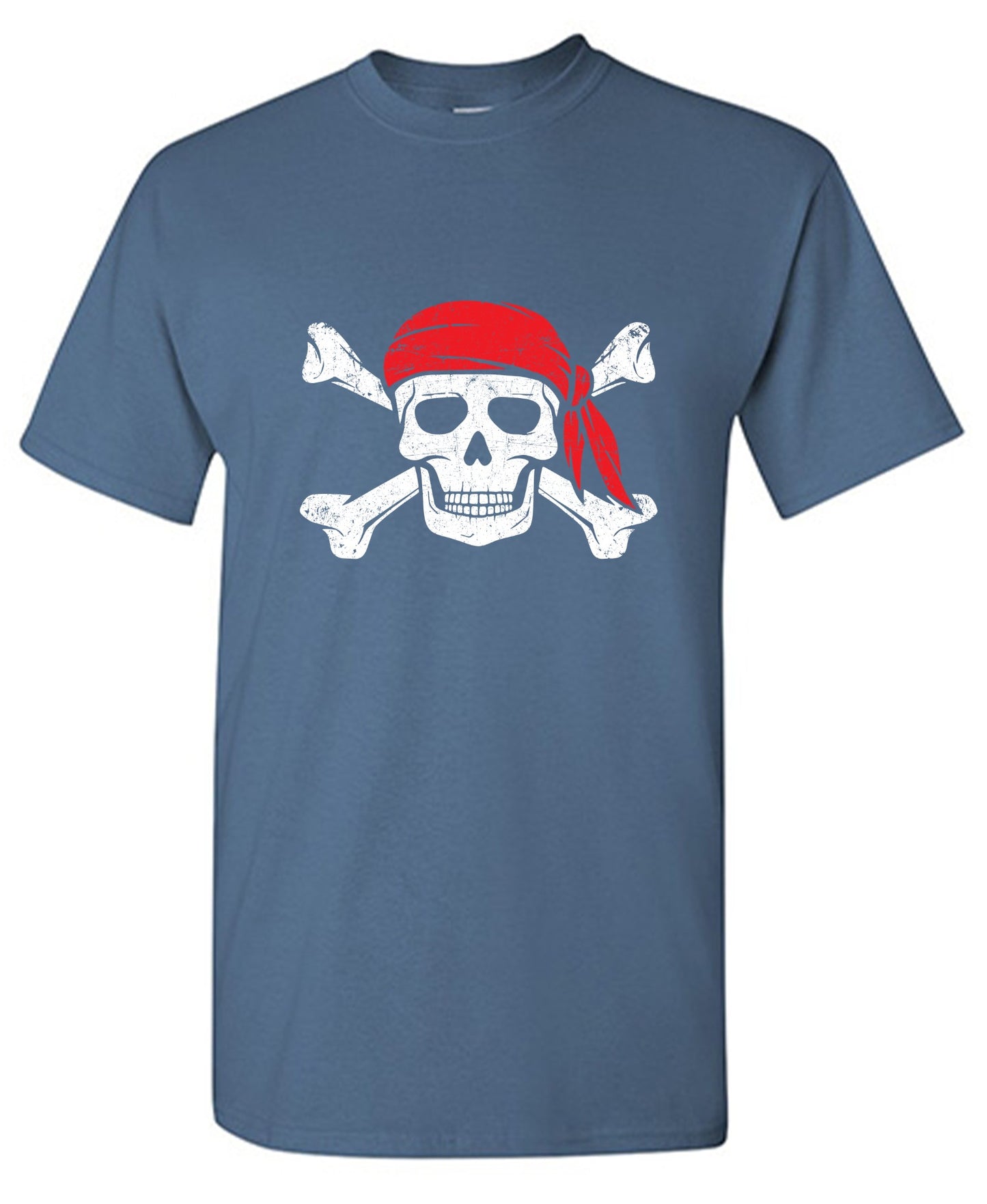 Funny T-Shirts design "Bandana Skull Mens T-Shirt"
