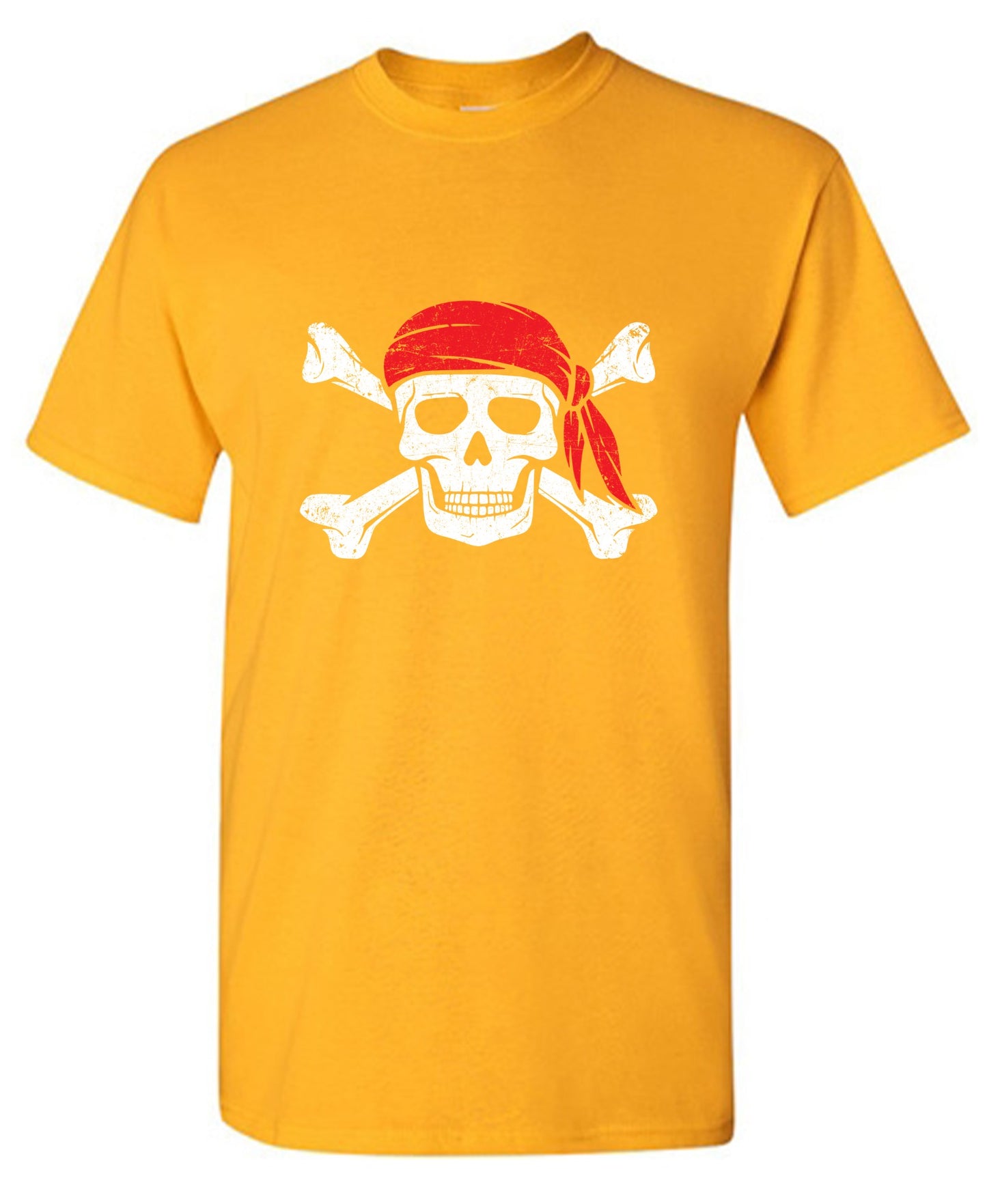 Funny T-Shirts design "Bandana Skull Mens T-Shirt"