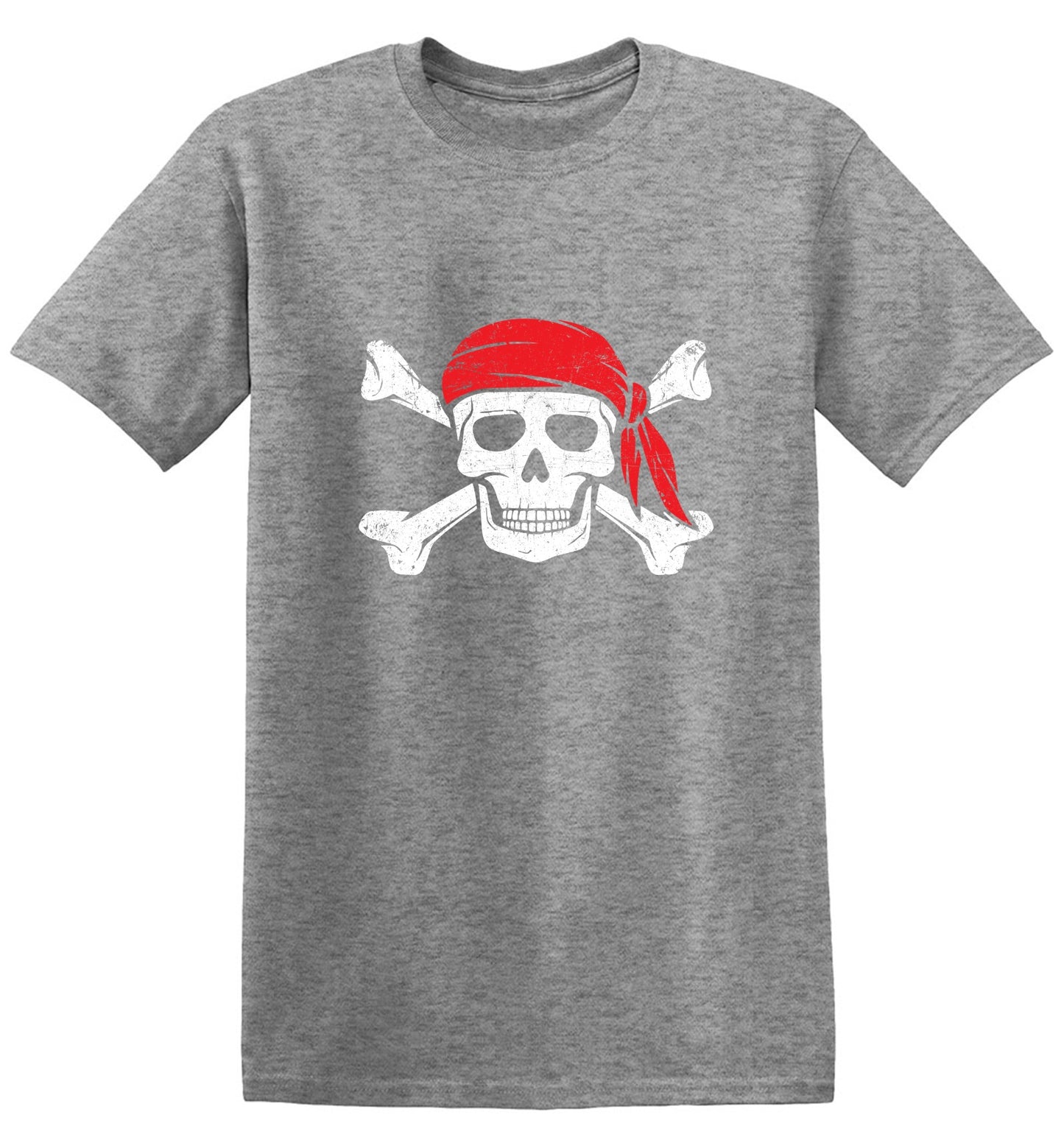 Funny T-Shirts design "Bandana Skull Mens T-Shirt"