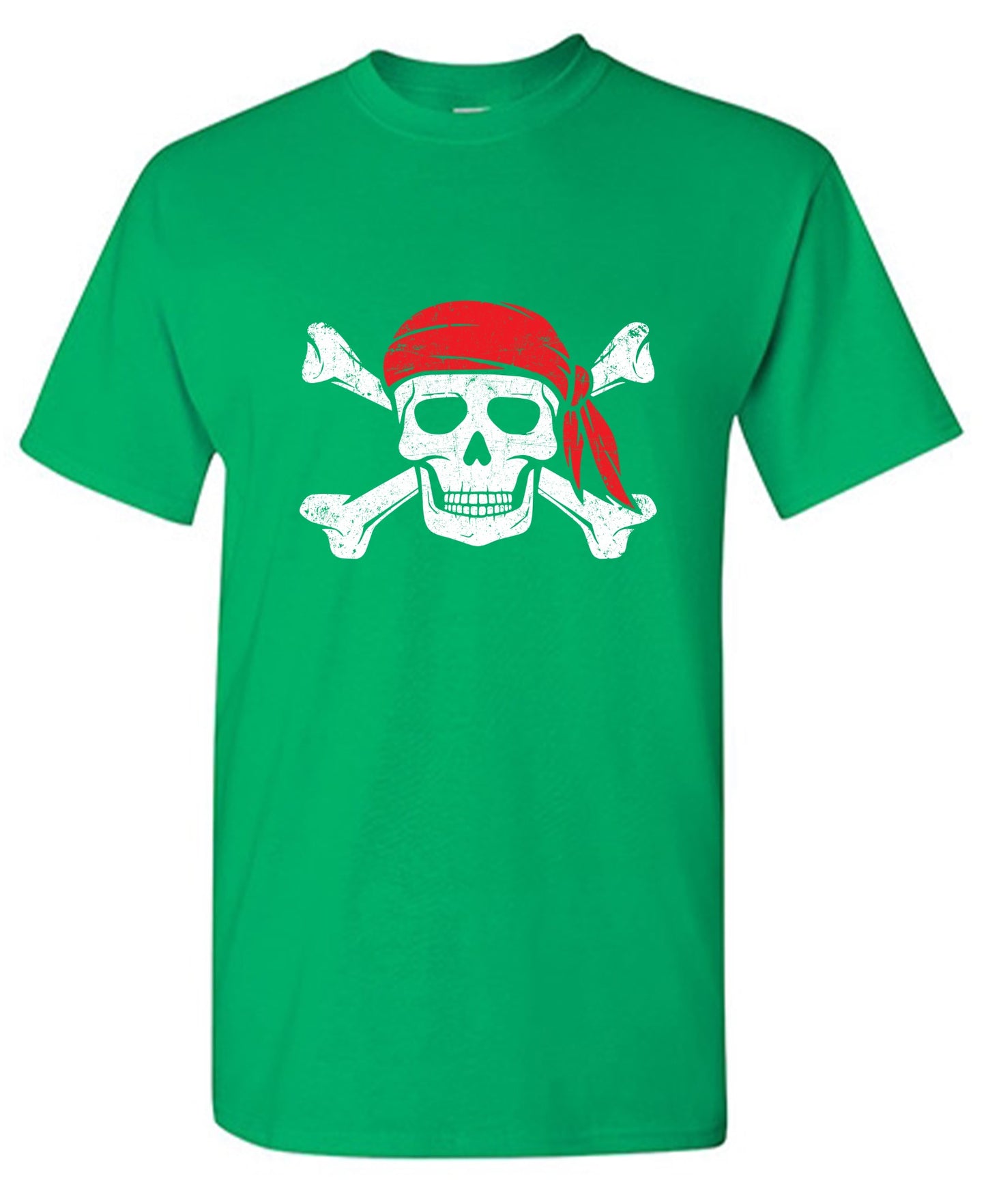 Funny T-Shirts design "Bandana Skull Mens T-Shirt"