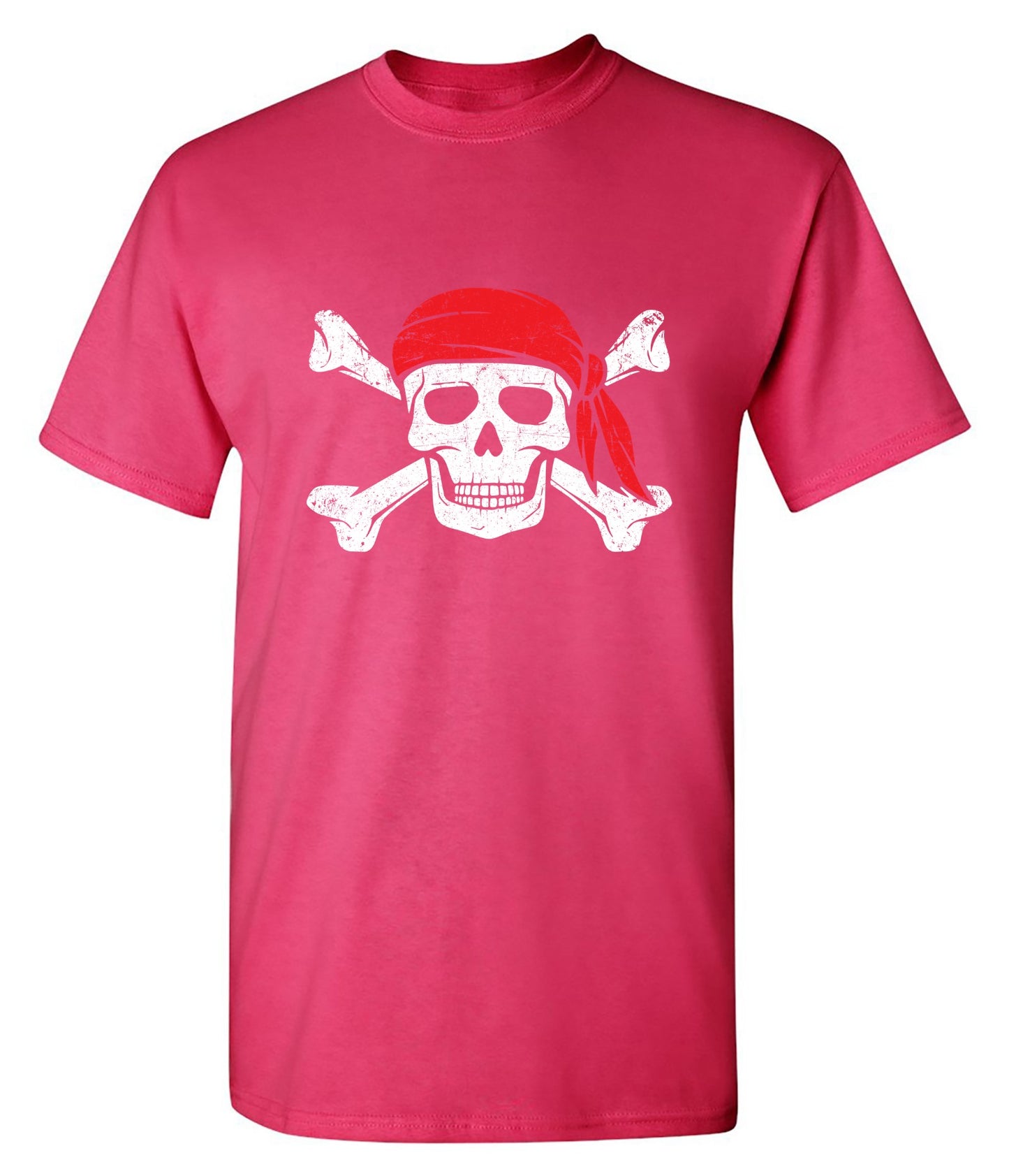 Funny T-Shirts design "Bandana Skull Mens T-Shirt"