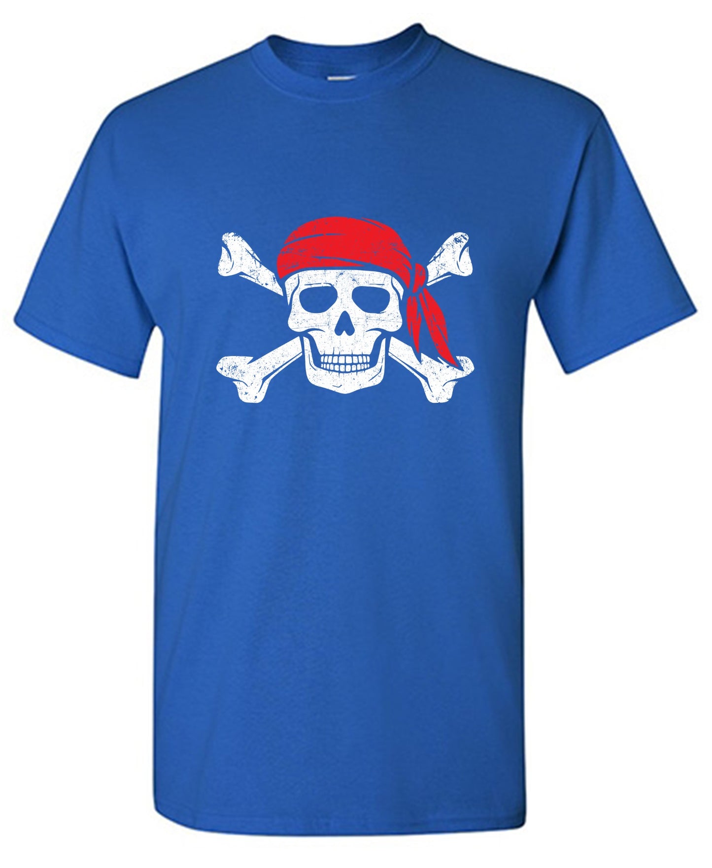 Funny T-Shirts design "Bandana Skull Mens T-Shirt"