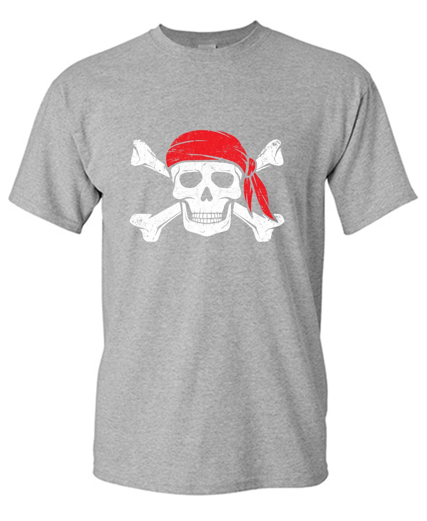 Funny T-Shirts design "Bandana Skull Mens T-Shirt"