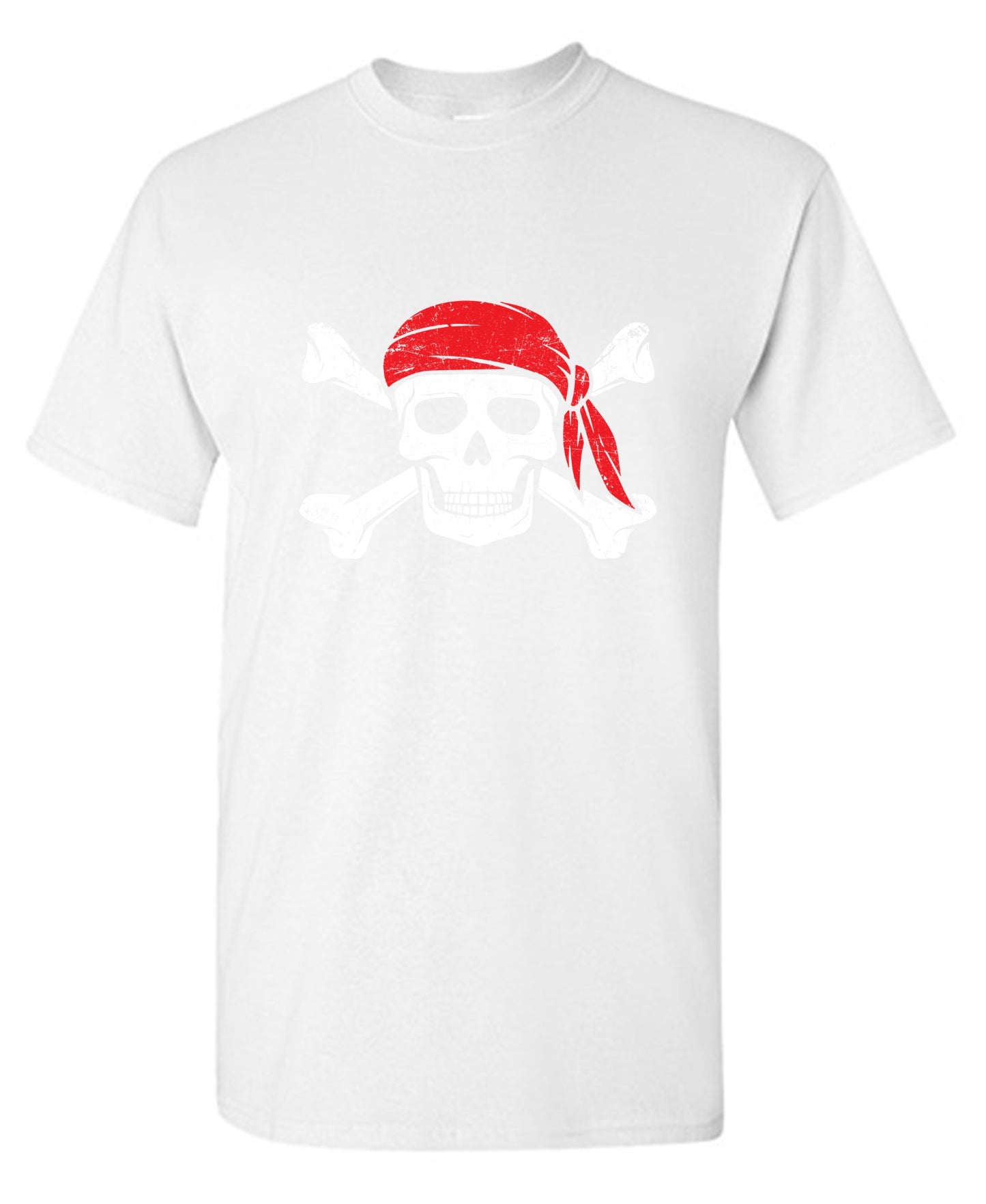 Funny T-Shirts design "Bandana Skull Mens T-Shirt"