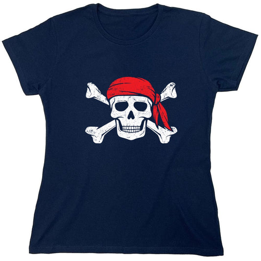 Funny T-Shirts design "Bandana Skull Mens T-Shirt - Womens"