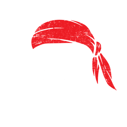 Funny T-Shirts design "Bandana Skull Mens T-Shirt"