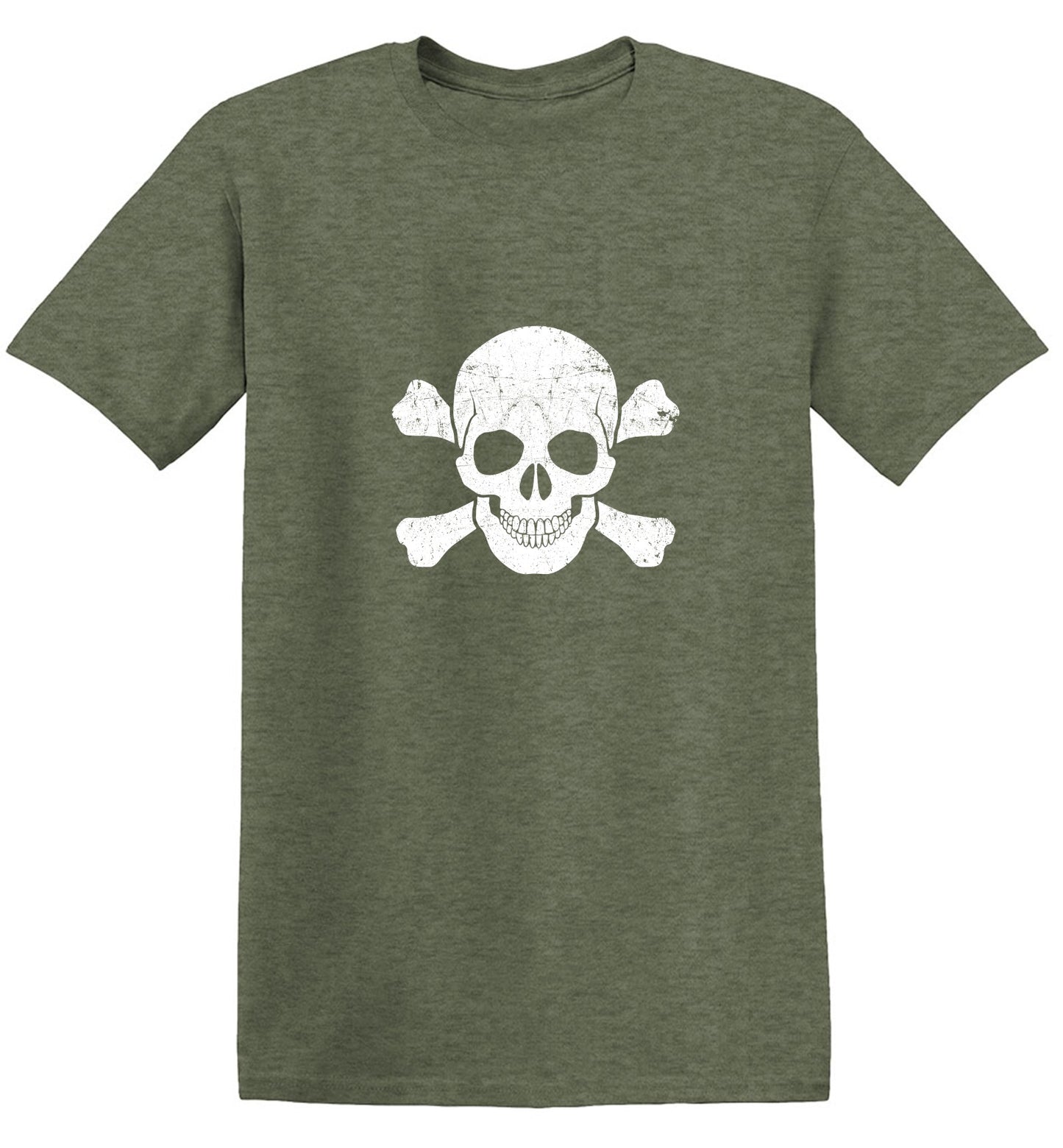 Skull and Bones Smile Mens Tee - Roadkill T-Shirts