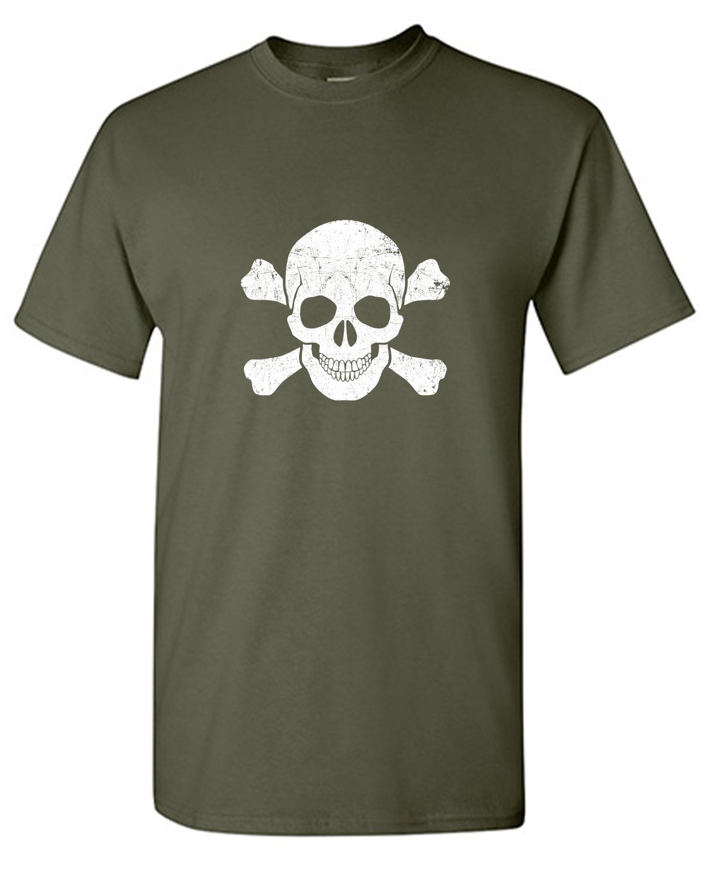 Skull and Bones Smile Mens Tee - Roadkill T-Shirts