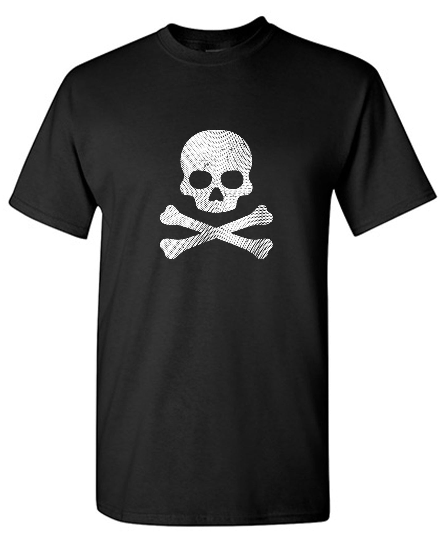 Funny T-Shirts design "Dotted Skull Mens Tee"