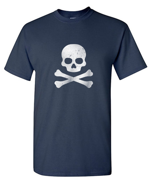 Funny T-Shirts design "Dotted Skull Mens Tee"