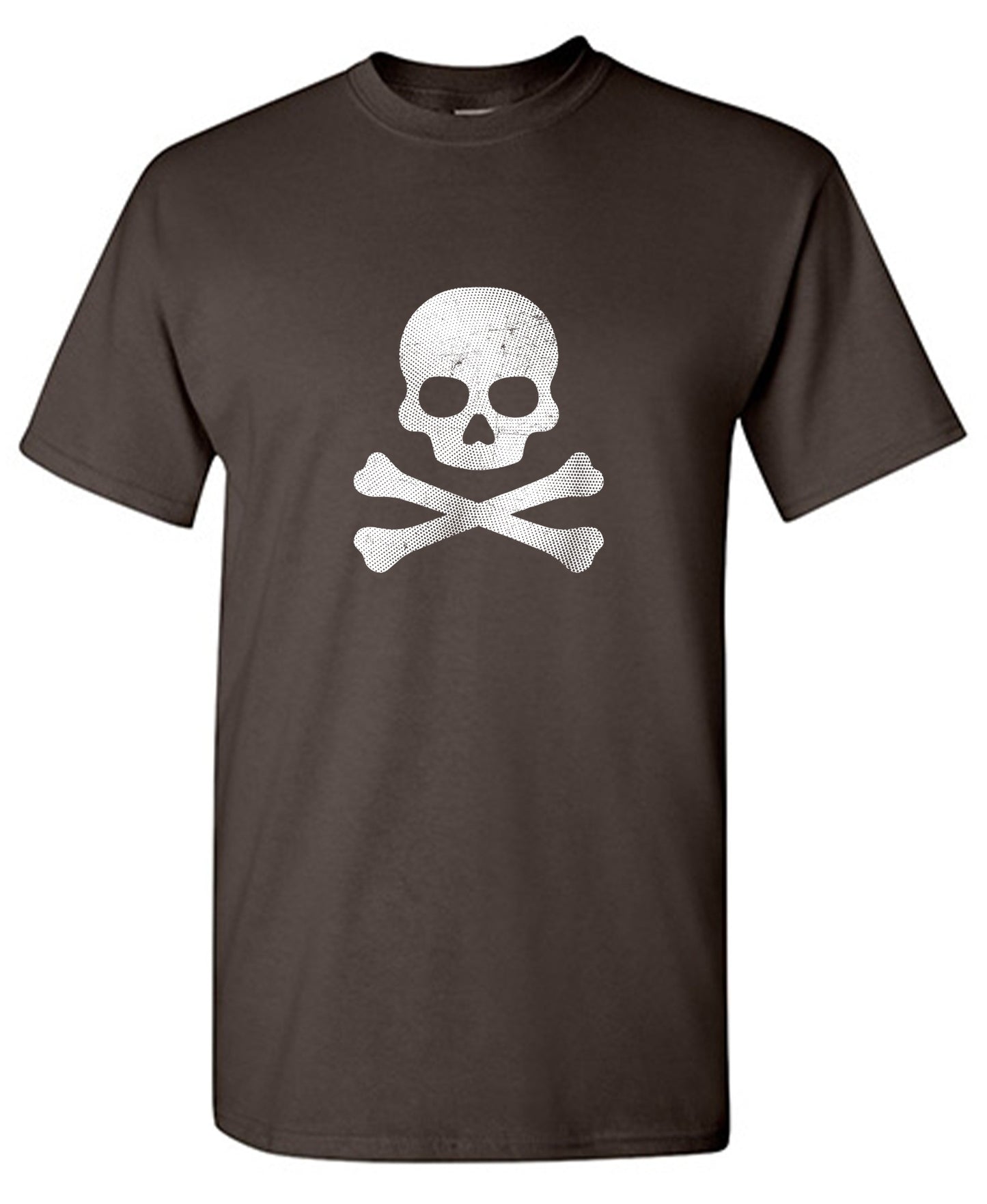 Funny T-Shirts design "Dotted Skull Mens Tee"