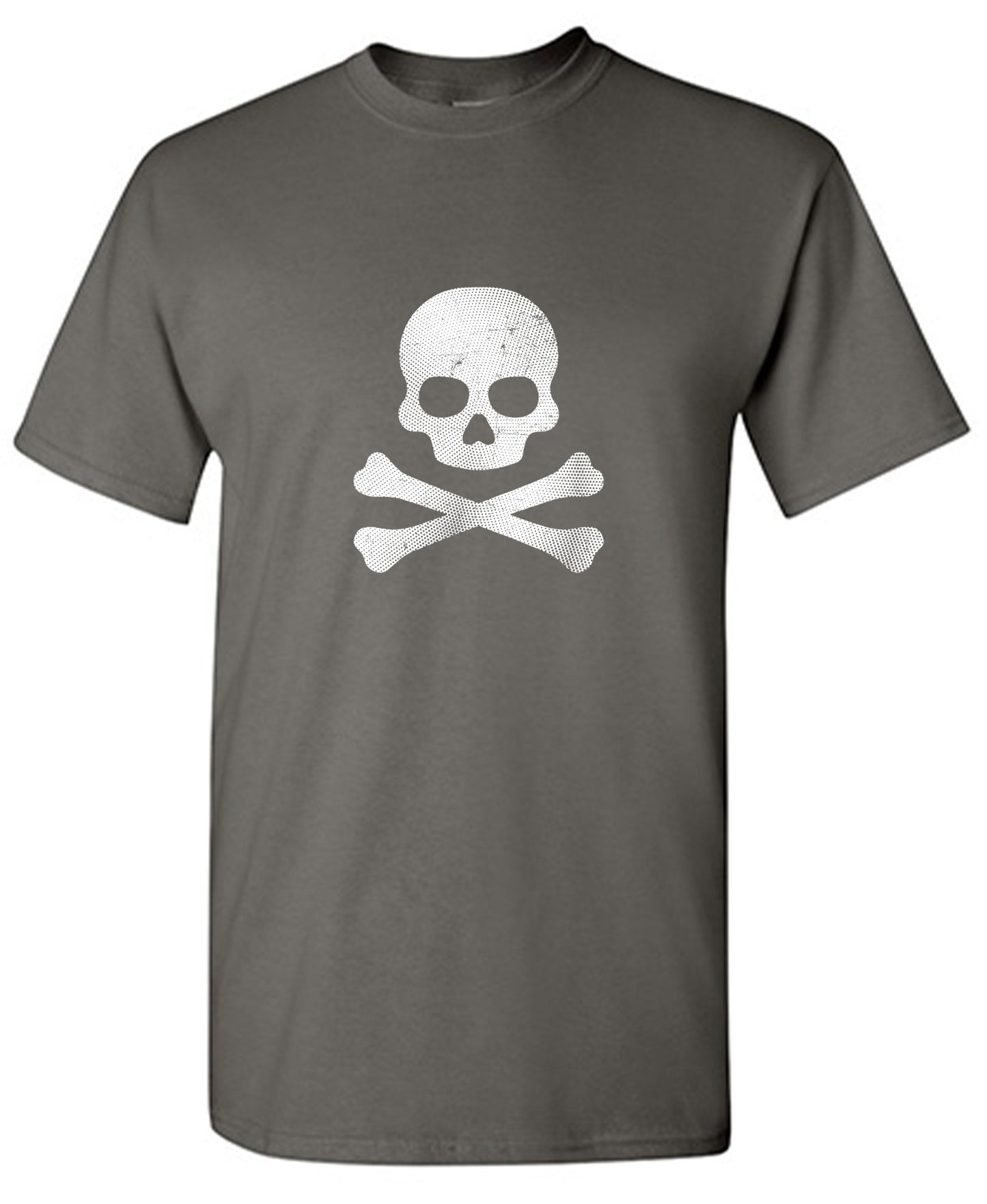 Funny T-Shirts design "Dotted Skull Mens Tee"