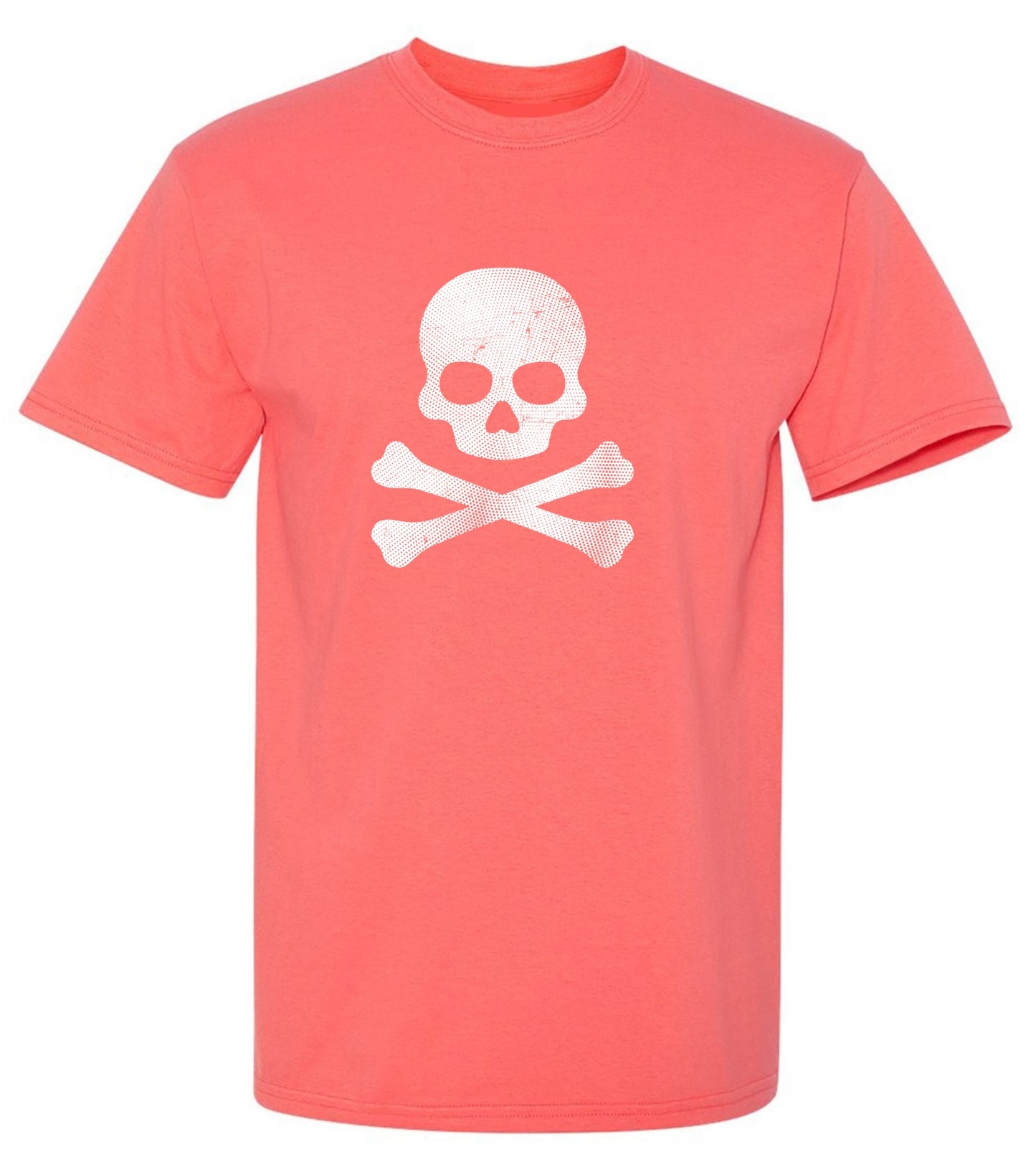 Funny T-Shirts design "Dotted Skull Mens Tee"