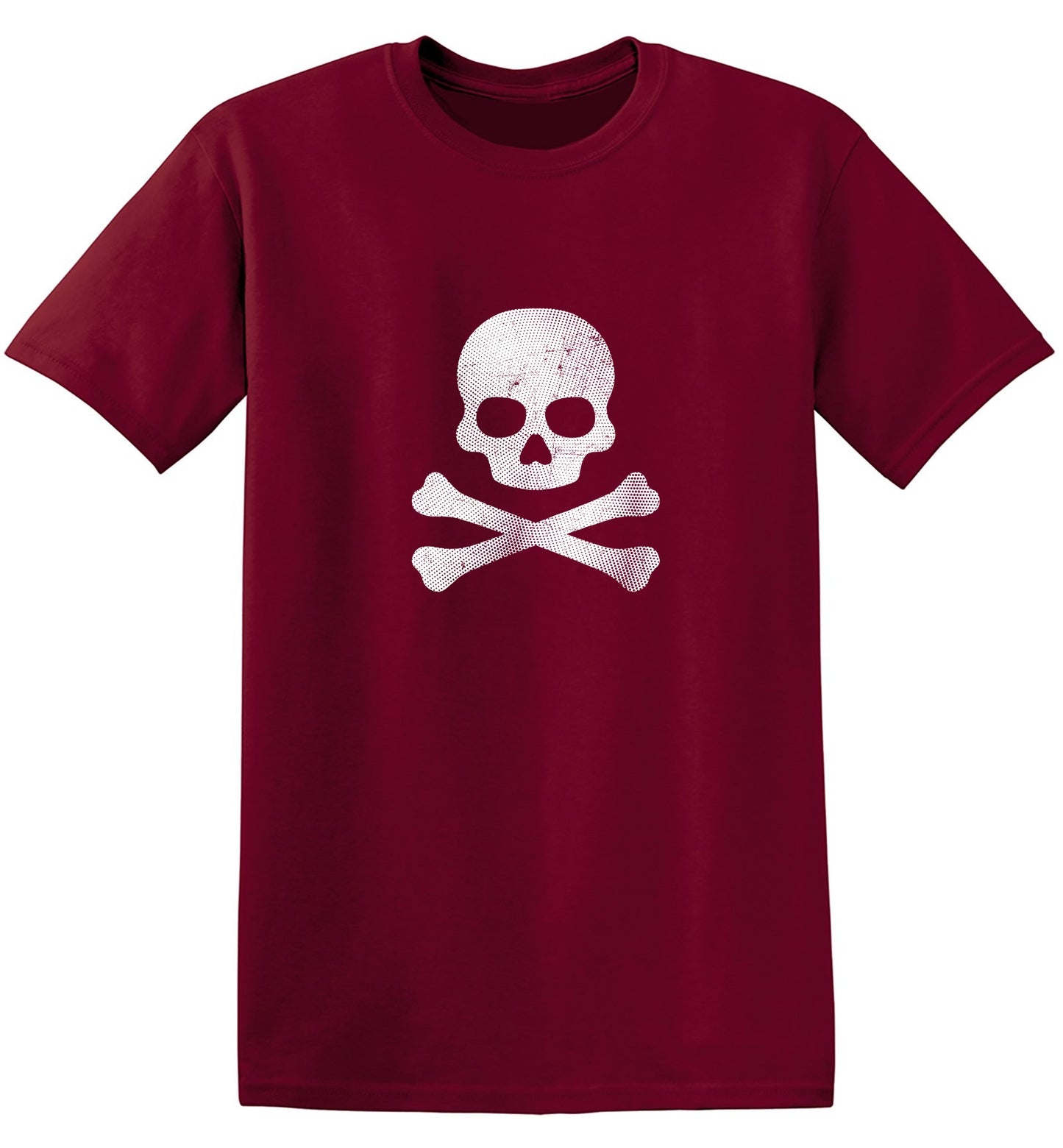 Funny T-Shirts design "Dotted Skull Mens Tee"