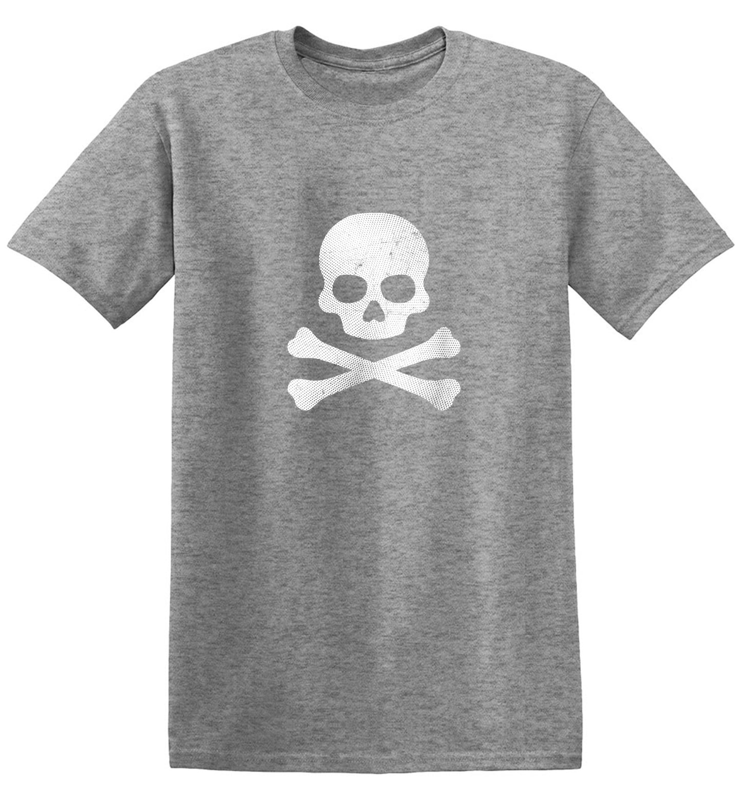 Funny T-Shirts design "Dotted Skull Mens Tee"