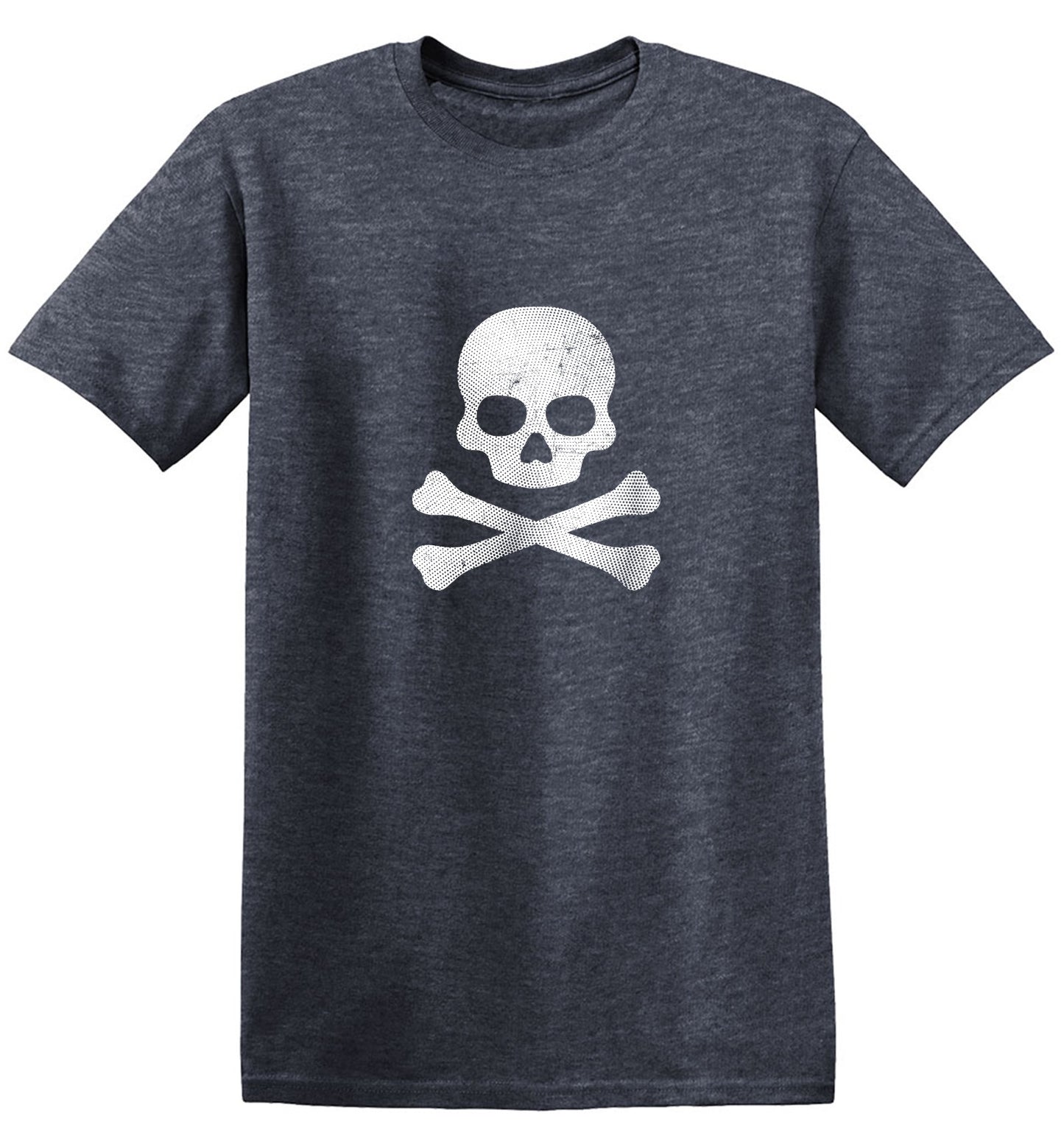Funny T-Shirts design "Dotted Skull Mens Tee"