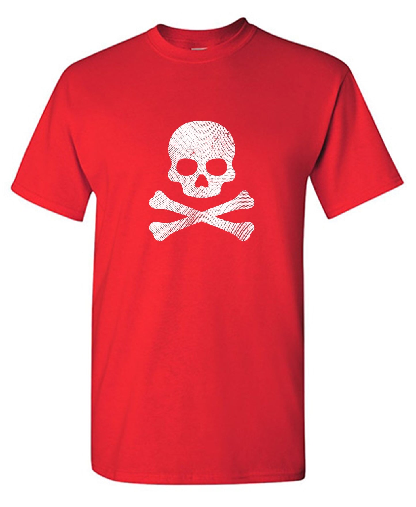 Funny T-Shirts design "Dotted Skull Mens Tee"