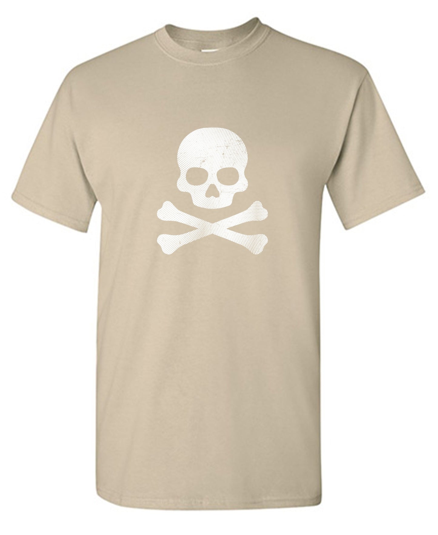 Funny T-Shirts design "Dotted Skull Mens Tee"