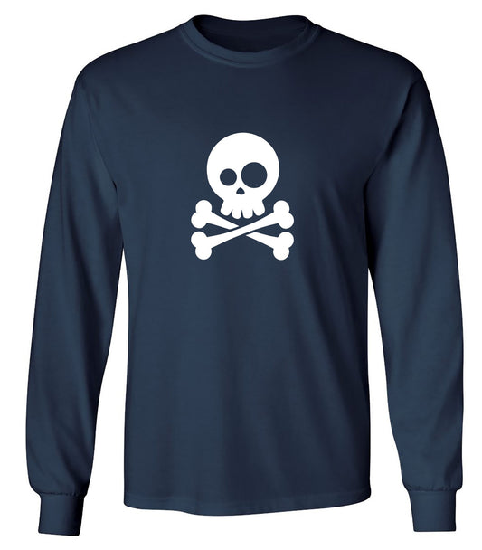 Funny T-Shirts design "Goofy Skull T-Shirt - Long Sleeve"