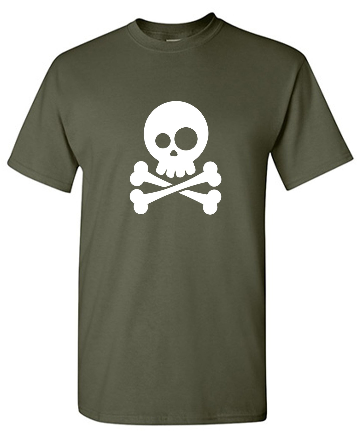 Funny T-Shirts design "Goofy Skull Mens T Shirt"