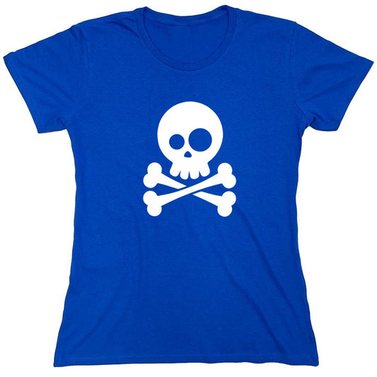 Funny T-Shirts design "Goofy Skull T-Shirt - Womens"