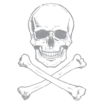 Sketchy Skull Mens Tee Pirate - Roadkill T-Shirts