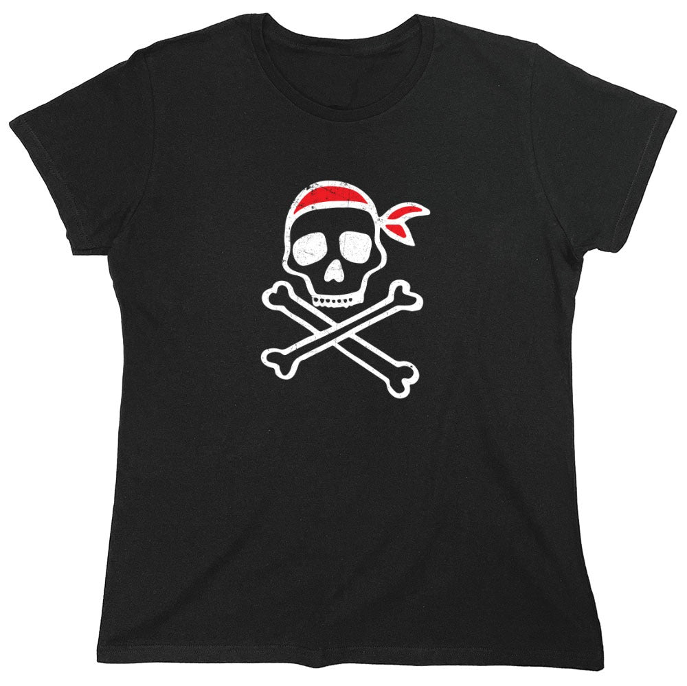 Funny T-Shirts design "Pirate Drawn Skull Mens T-Shirt"