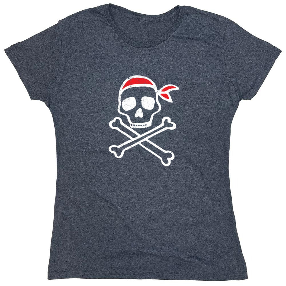 Funny T-Shirts design "Pirate Drawn Skull Mens T-Shirt"