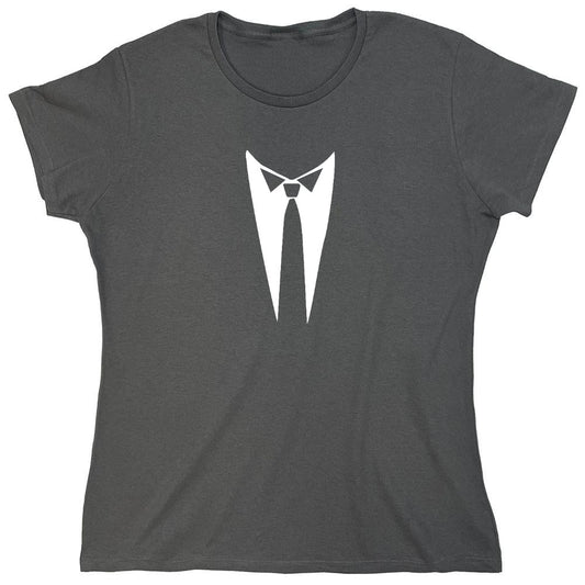 Funny T-Shirts design "Neck Tie T-Shirt - Womens"