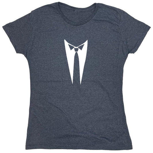 Funny T-Shirts design "Neck Tie T-Shirt - Womens"