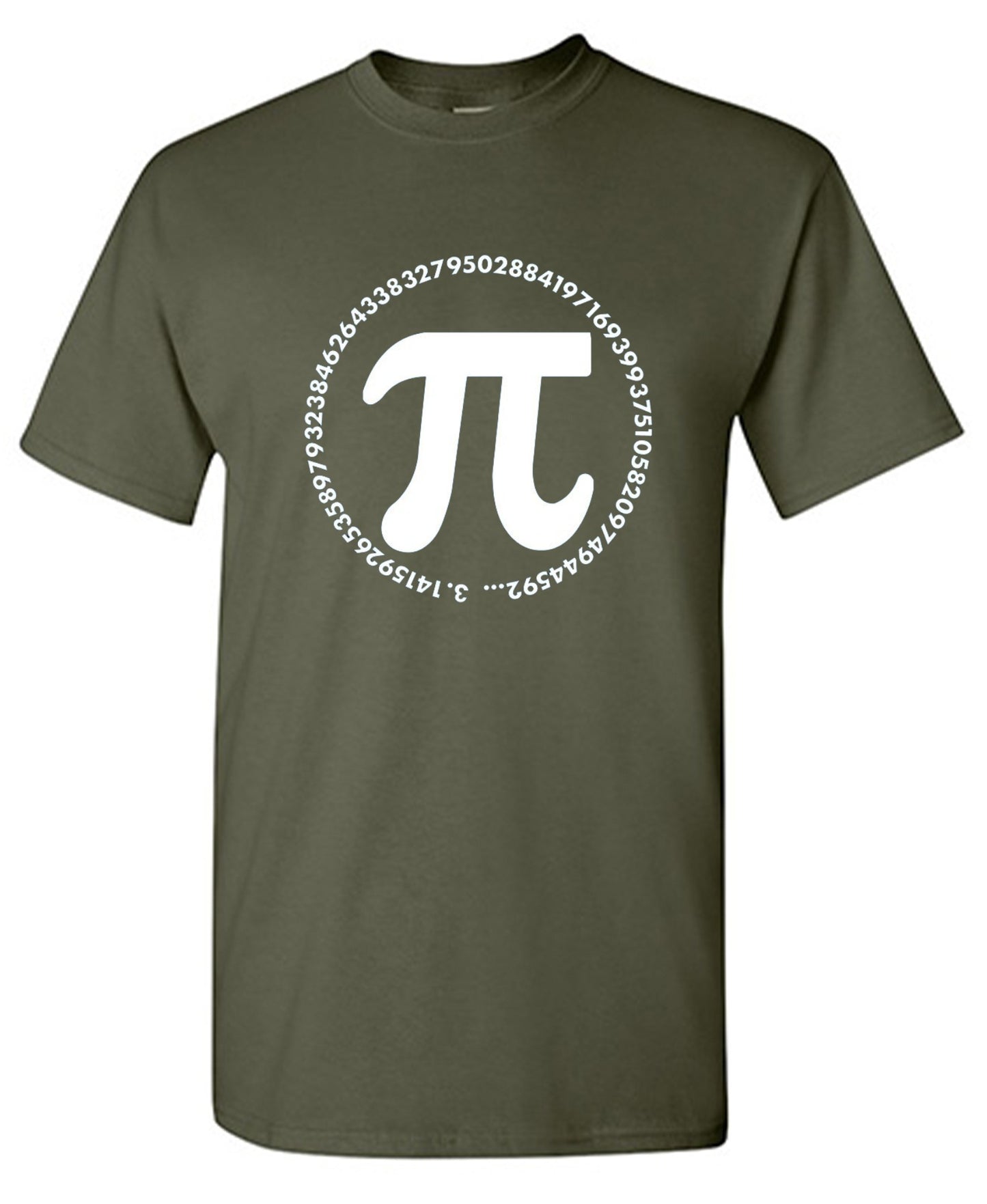 Funny T-Shirts design "The Numbers of Pi"