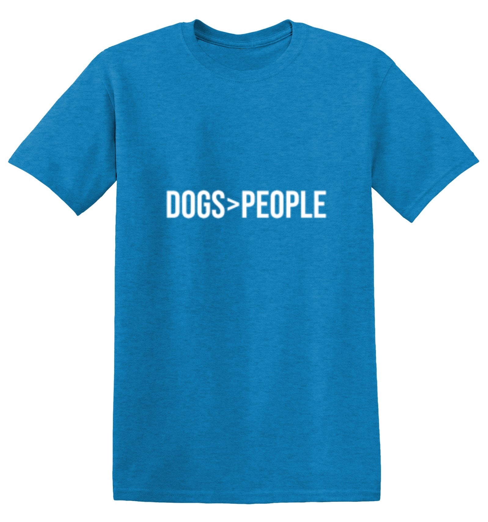 Funny T-Shirts design "Dogs Greater Than People"
