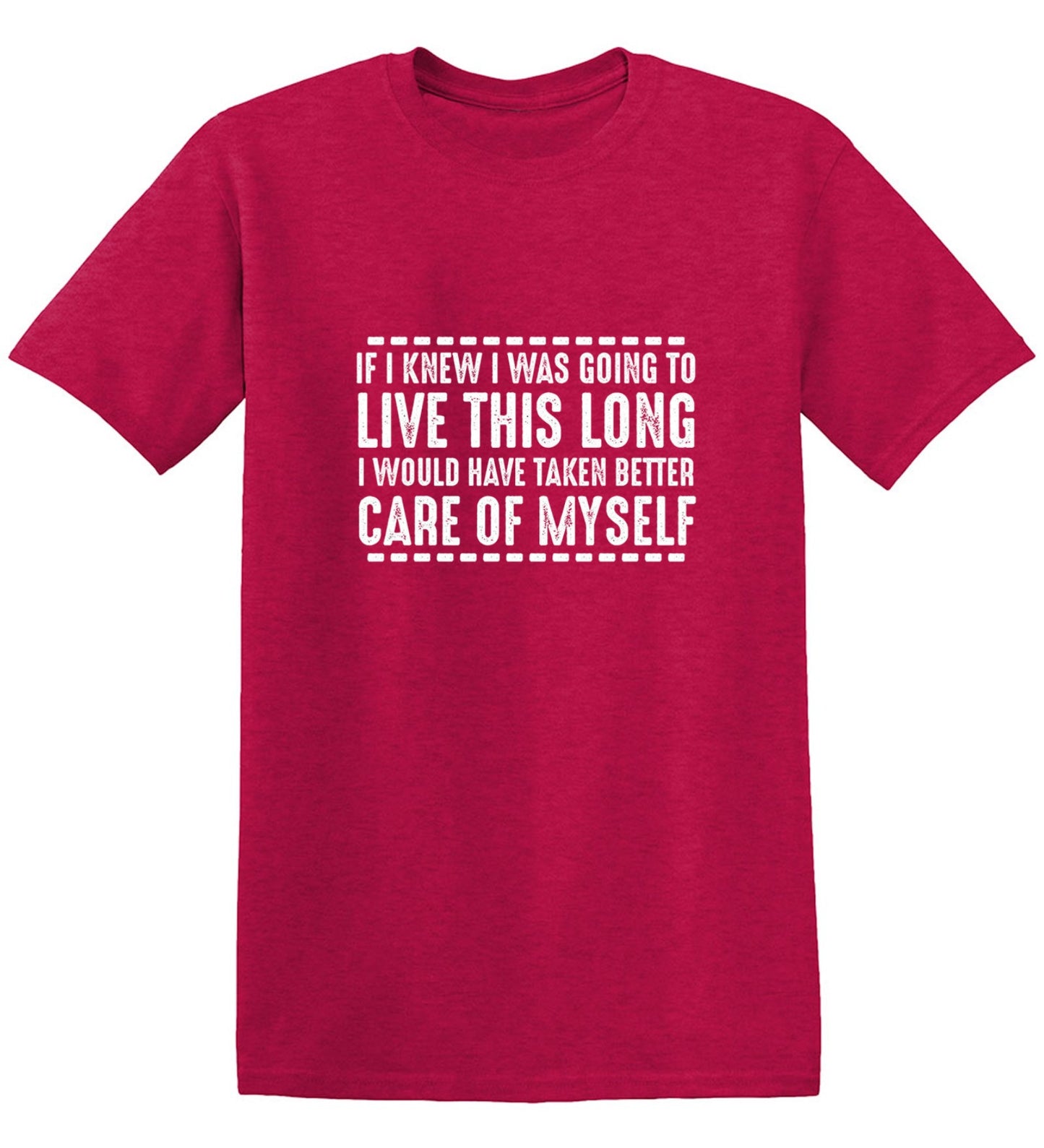 Funny T-Shirts design "If I Knew I Was Going To Live This Long I Would Have Taken Better Care Of Myself"