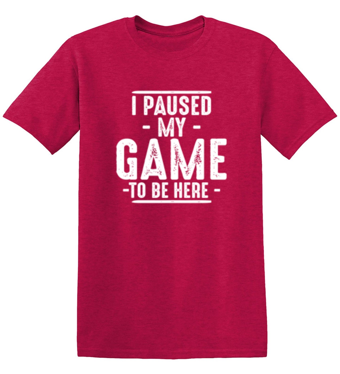 Funny T-Shirts design "I Paused My Game To Be Here  T-Shirt"