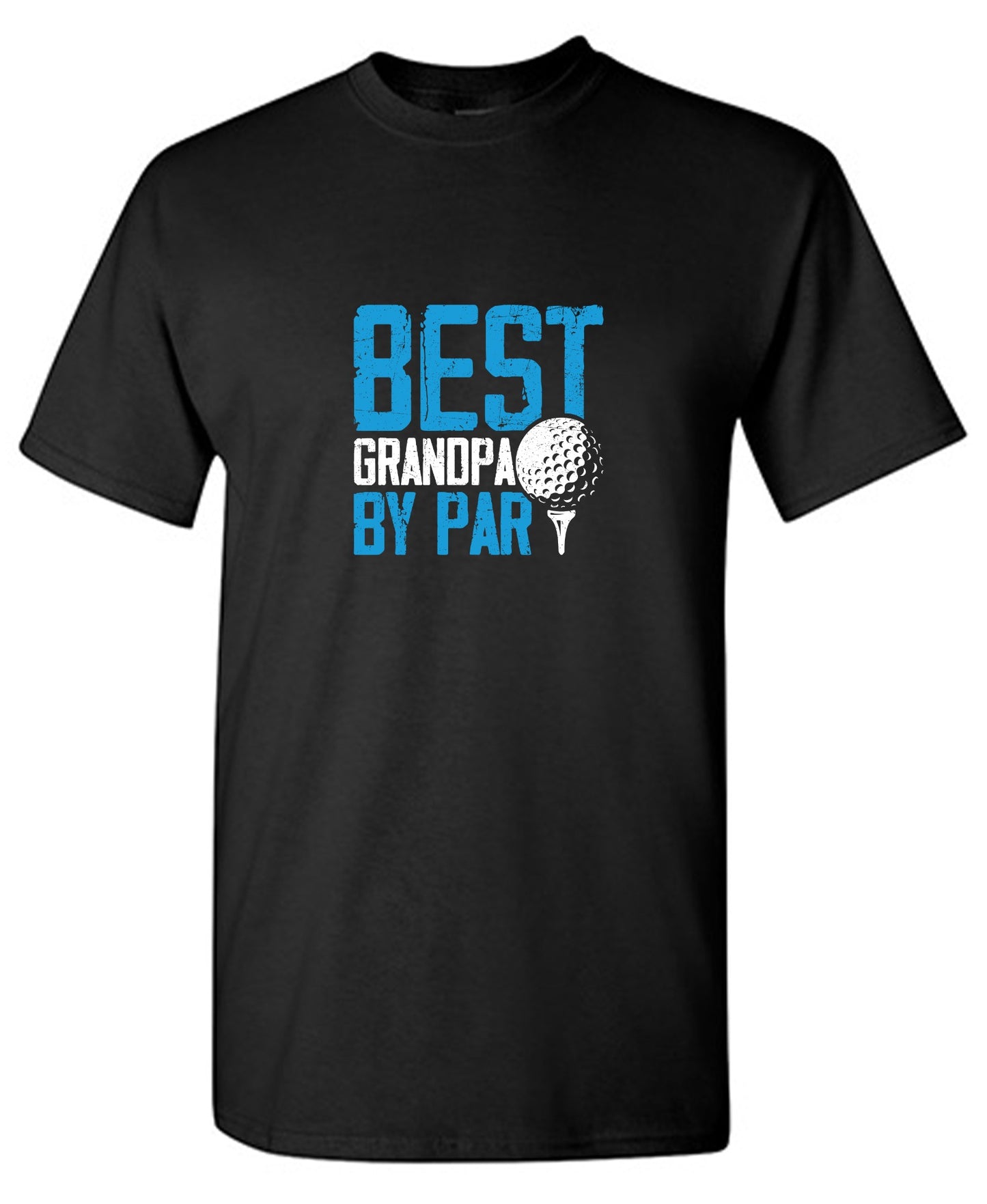 Funny T-Shirts design "Best Grandpa By Par T-Shirt - Tall Tee"