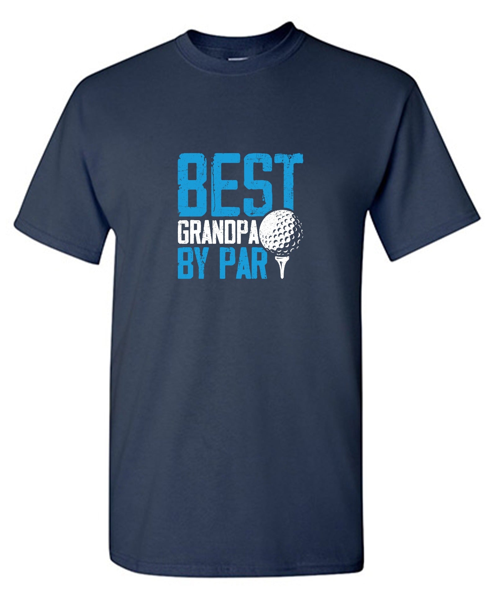 Funny T-Shirts design "Best Grandpa By Par T-Shirt - Tall Tee"