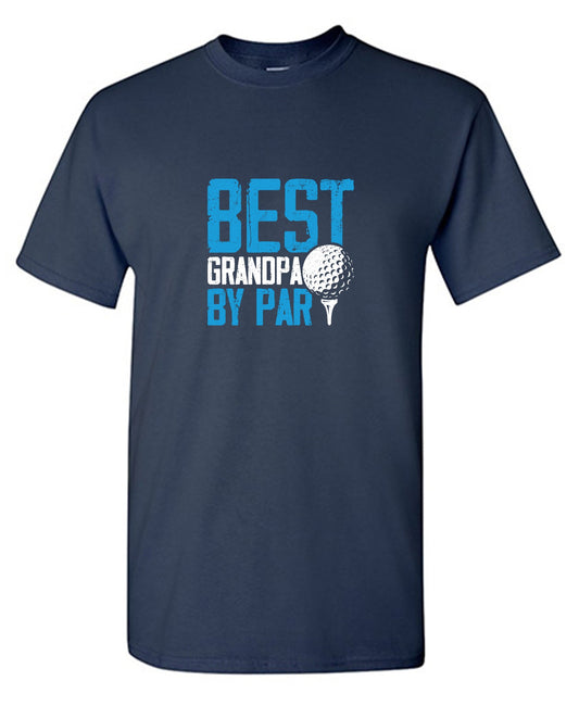 Funny T-Shirts design "Best Grandpa By Par T-Shirt - Youth"