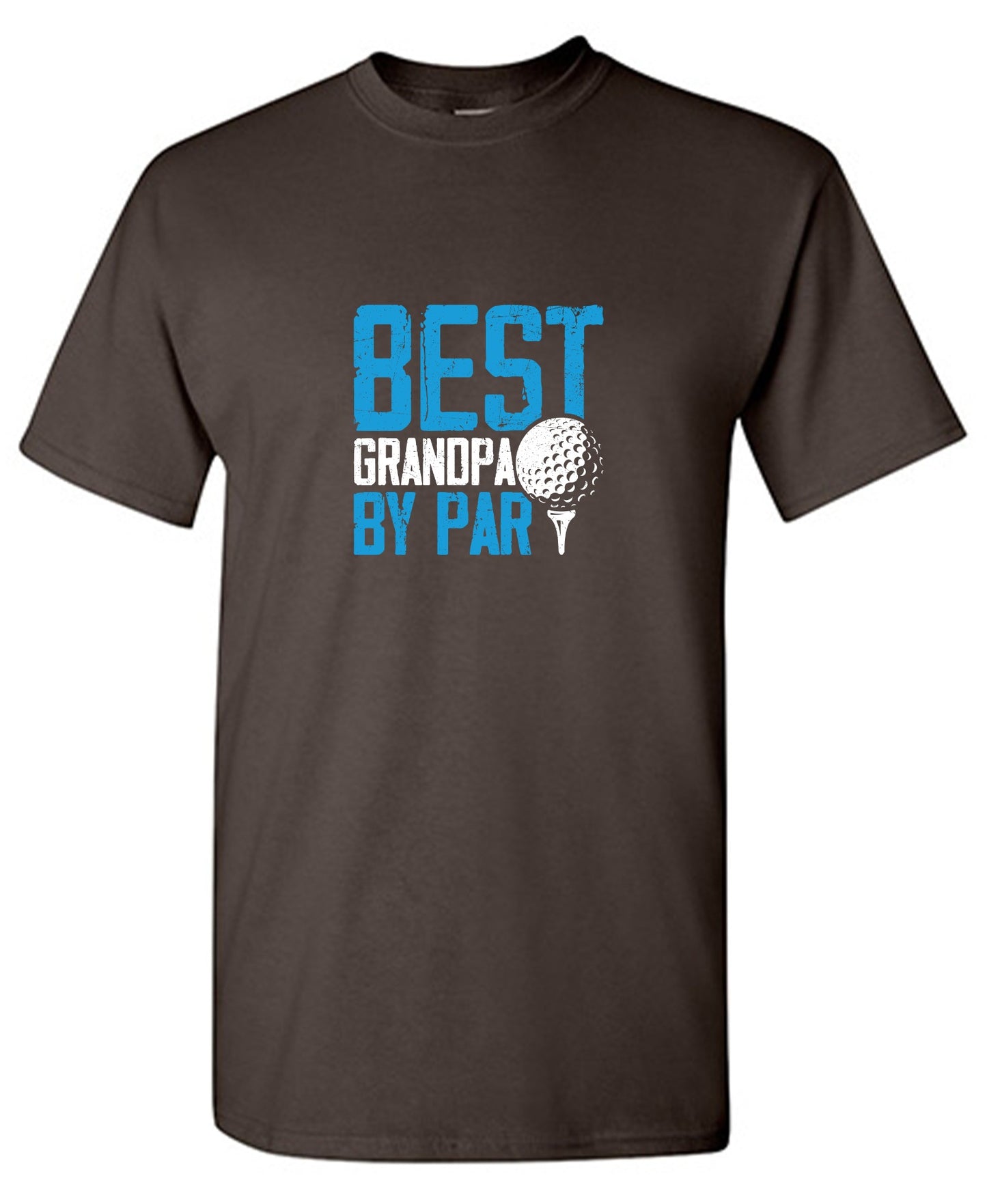 Funny T-Shirts design "Best Grandpa By Par T-Shirt - Tall Tee"