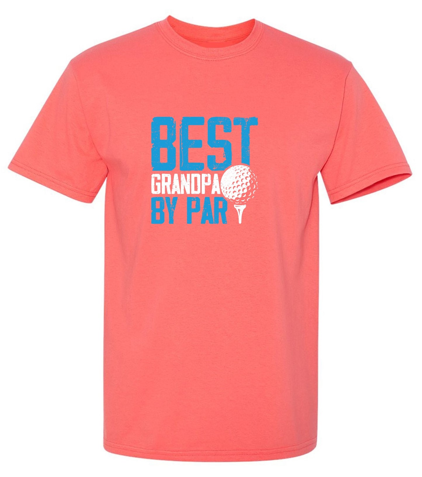 Funny T-Shirts design "Best Grandpa By Par T-Shirt - Tall Tee"