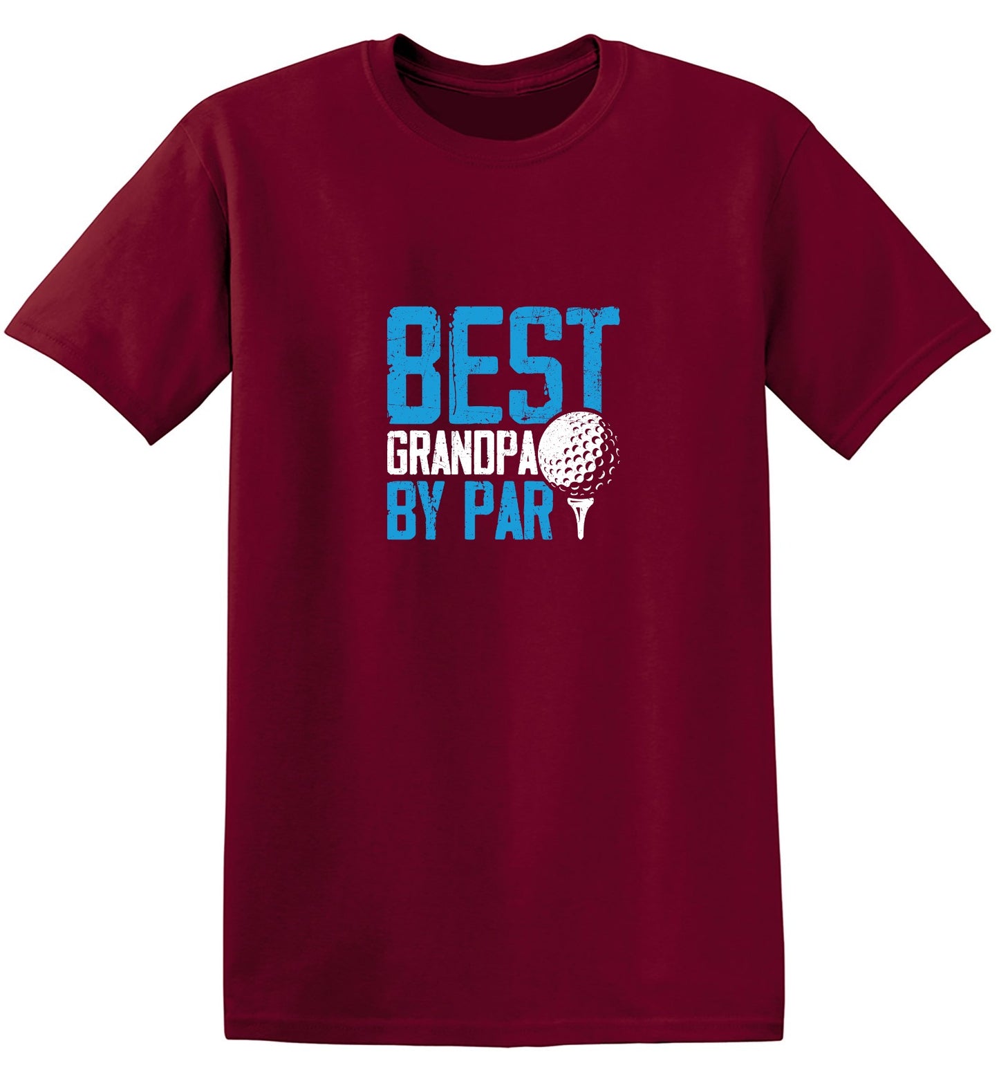 Funny T-Shirts design "Best Grandpa By Par T-Shirt - Tall Tee"