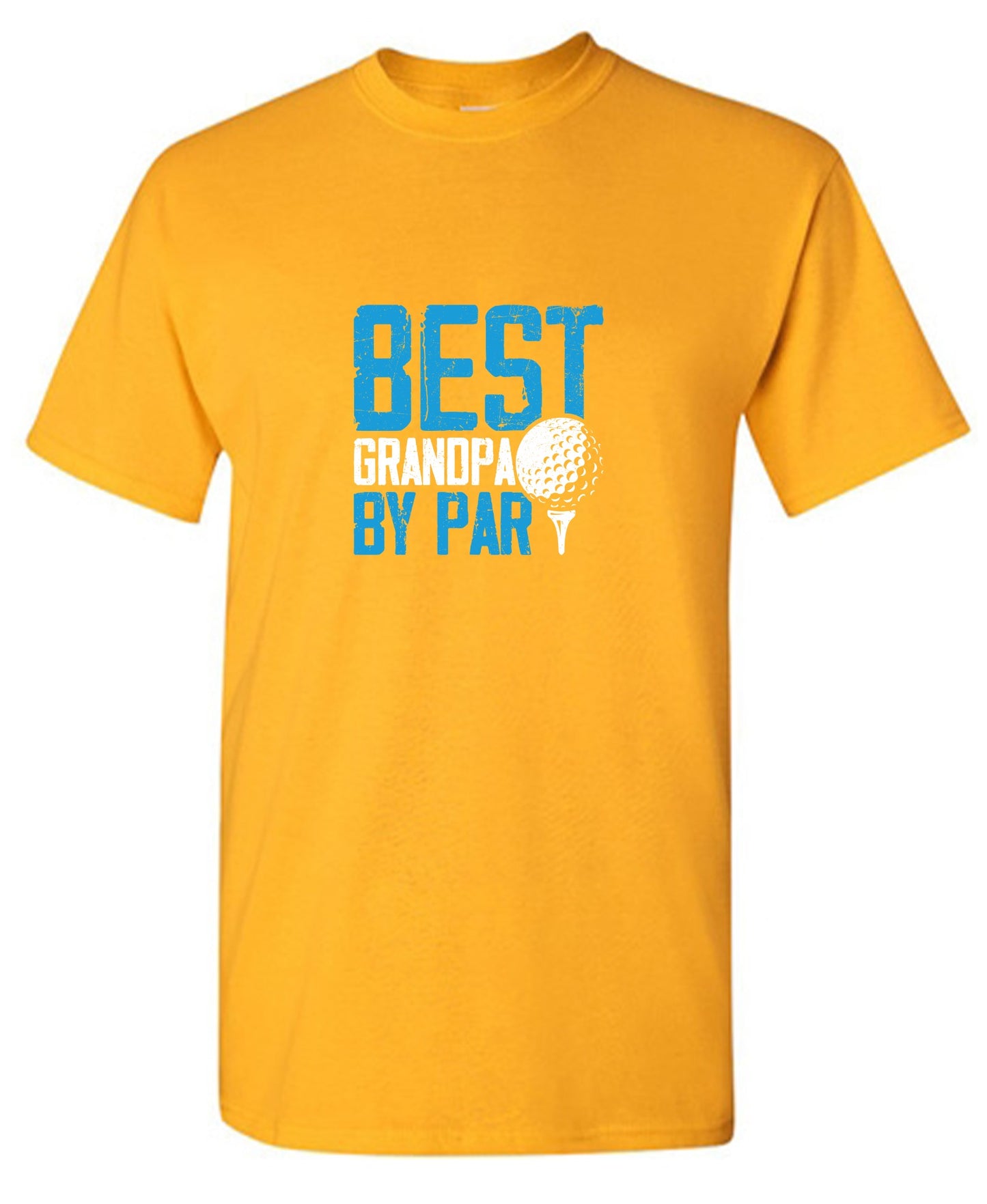 Funny T-Shirts design "Best Grandpa By Par T-Shirt - Tall Tee"