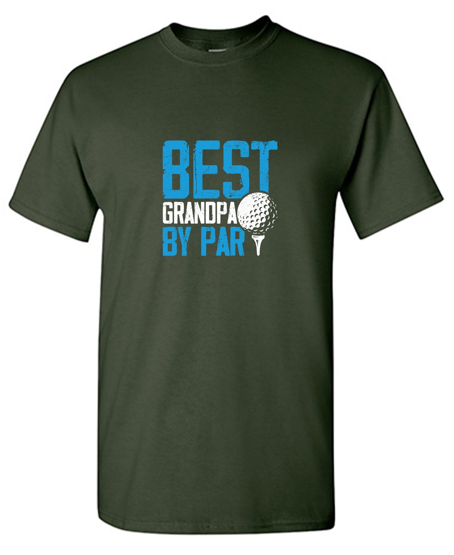 Funny T-Shirts design "Best Grandpa By Par T-Shirt - Tall Tee"
