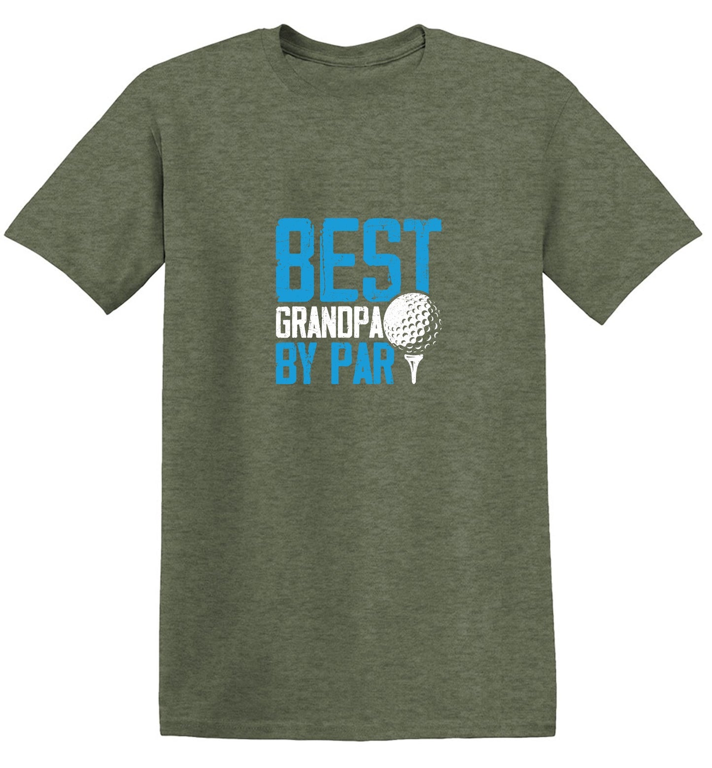 Funny T-Shirts design "Best Grandpa By Par T-Shirt - Tall Tee"