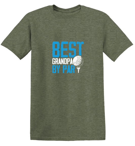 Funny T-Shirts design "Best Grandpa by Par, Golfer T Shirt"
