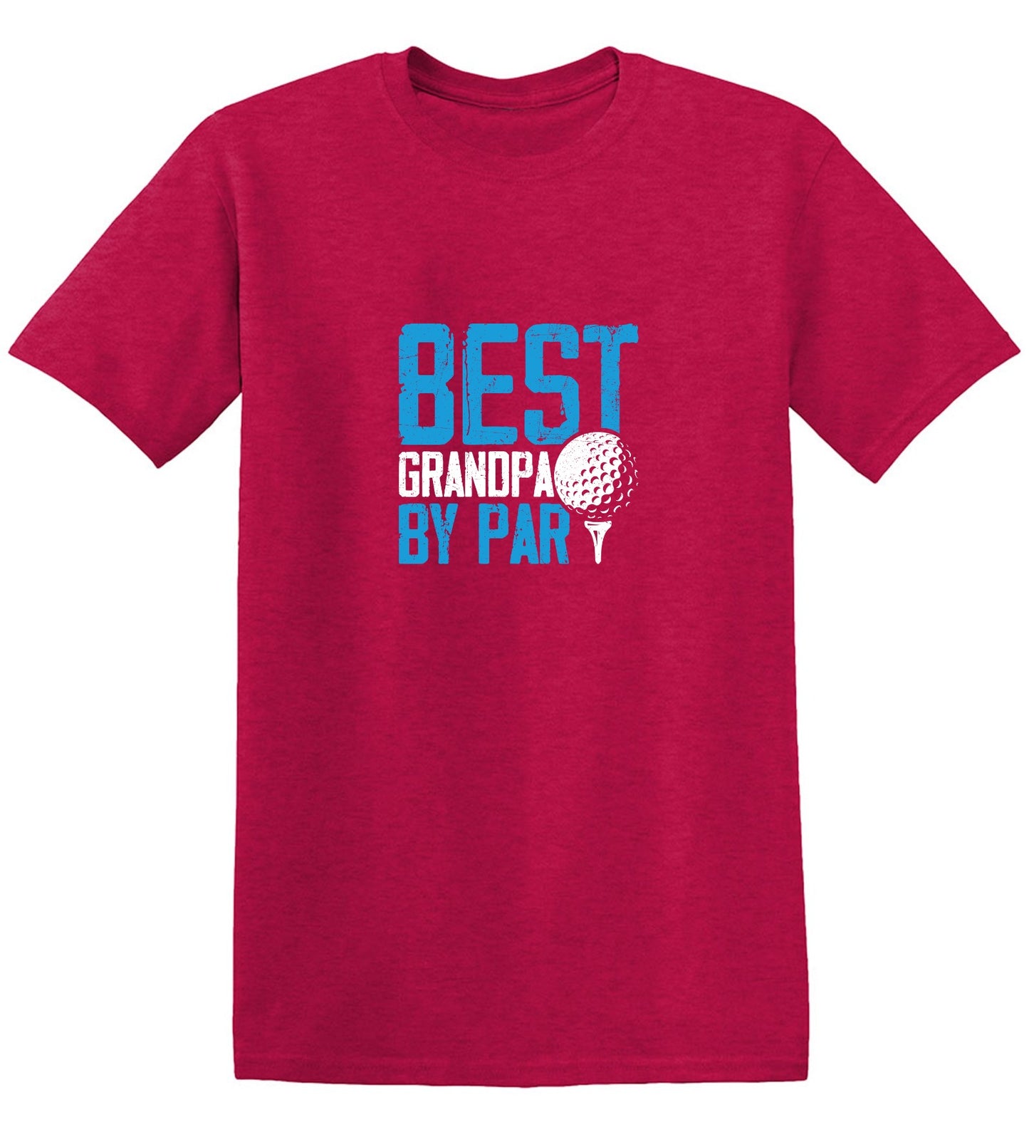 Funny T-Shirts design "Best Grandpa By Par T-Shirt - Tall Tee"