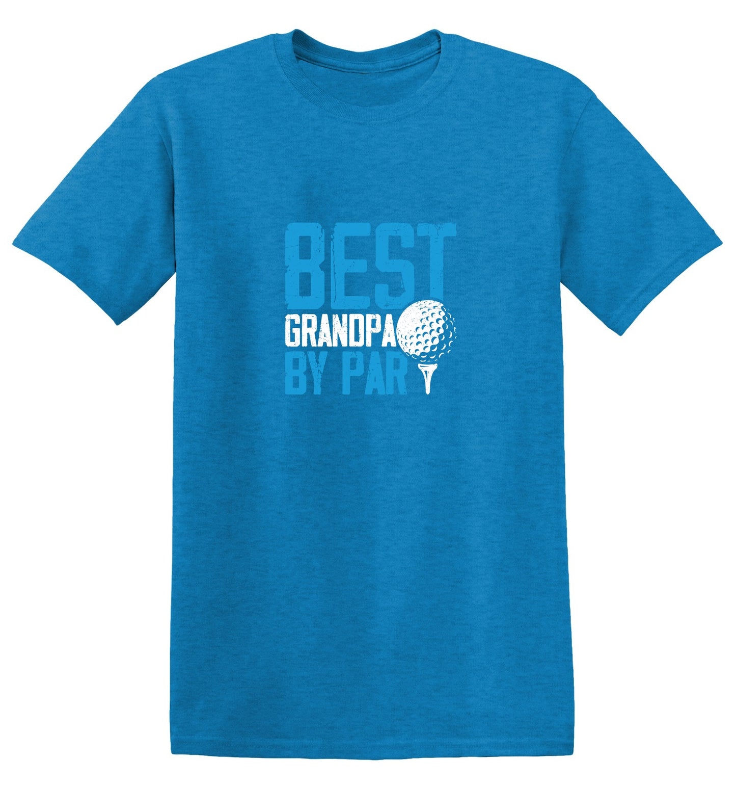 Funny T-Shirts design "Best Grandpa By Par T-Shirt - Tall Tee"