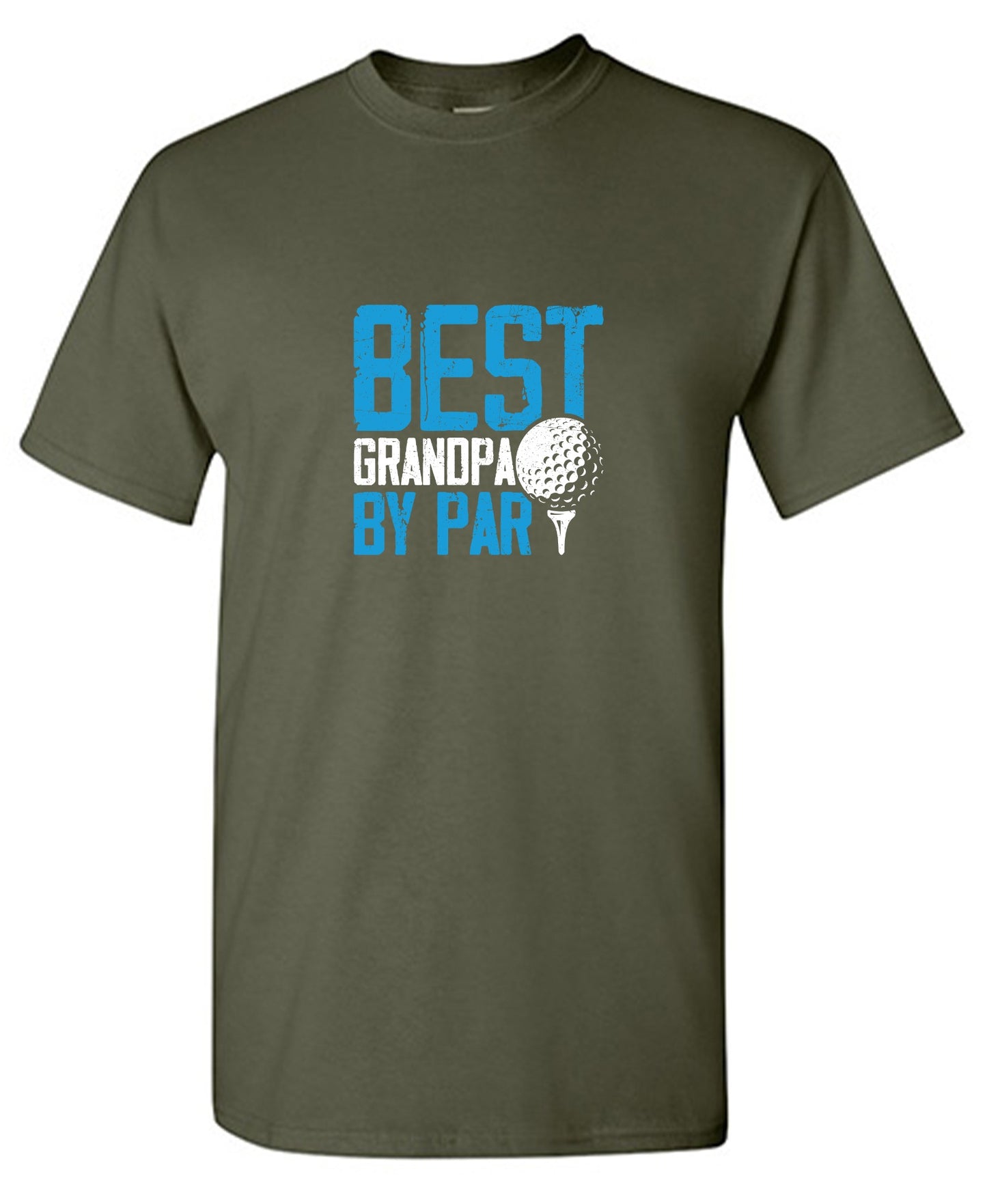 Funny T-Shirts design "Best Grandpa By Par T-Shirt - Tall Tee"