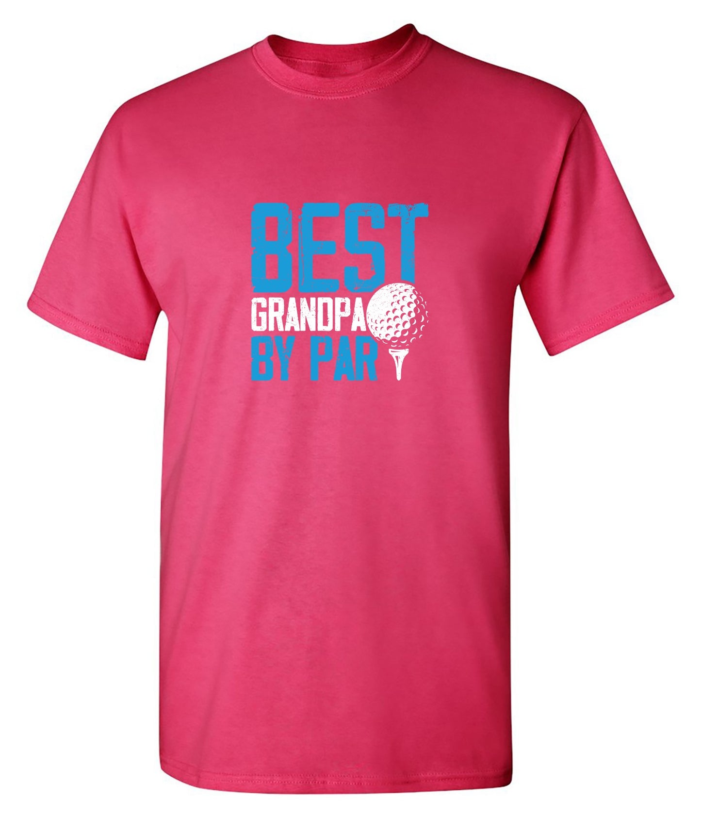 Funny T-Shirts design "Best Grandpa By Par T-Shirt - Tall Tee"