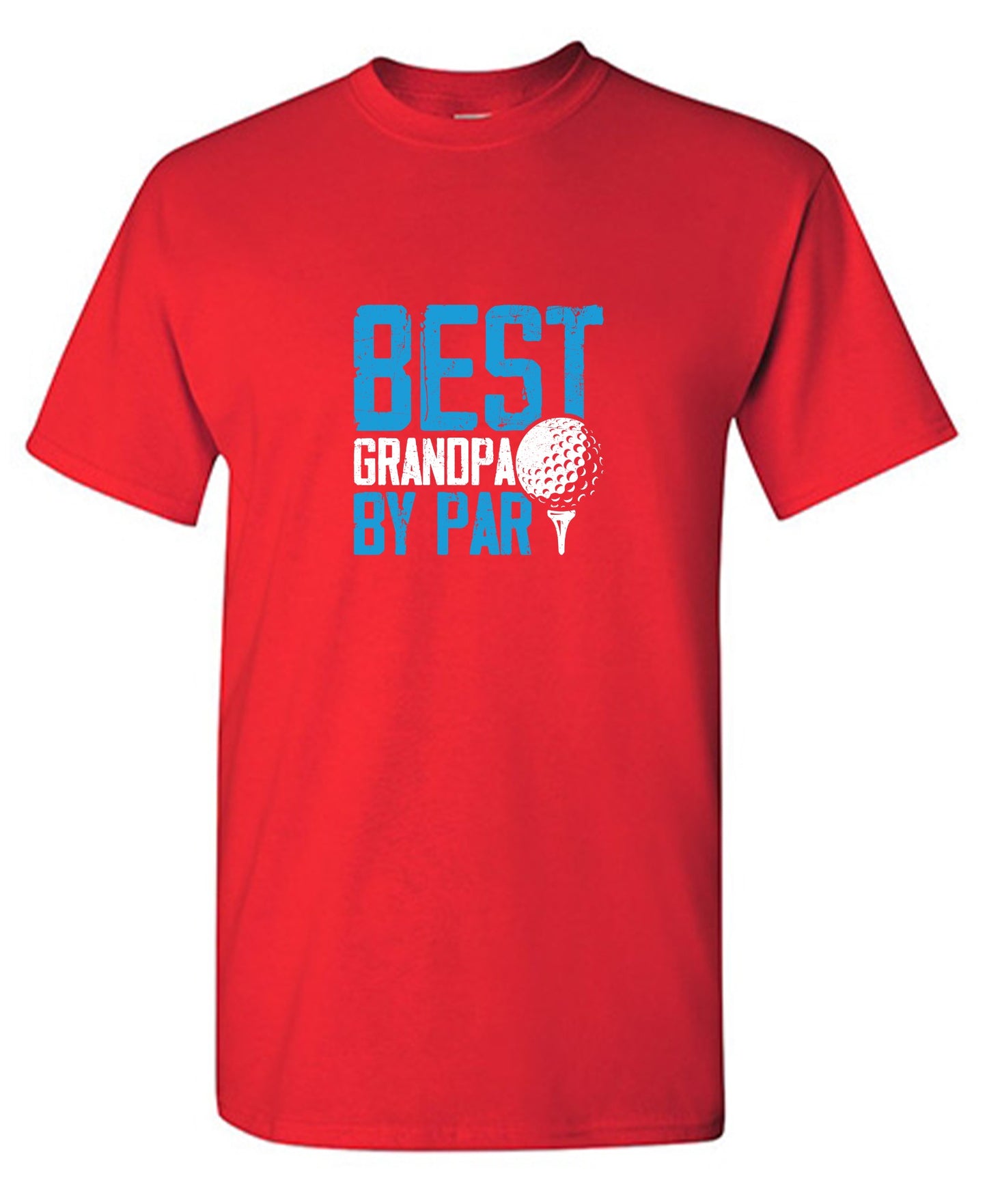 Funny T-Shirts design "Best Grandpa By Par T-Shirt - Tall Tee"
