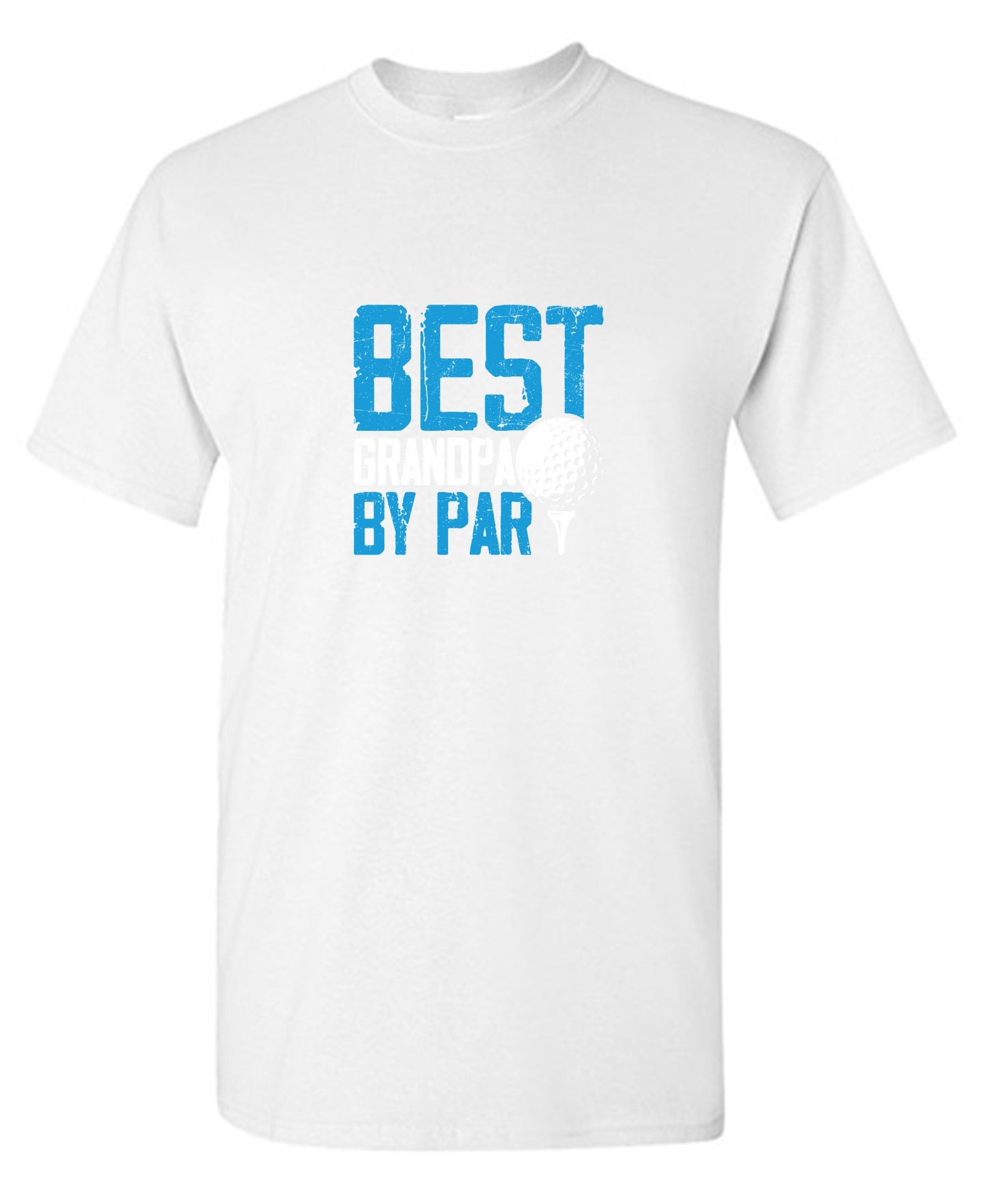 Funny T-Shirts design "Best Grandpa By Par T-Shirt - Tall Tee"